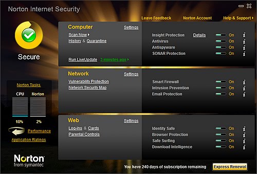 Norton Internet Security 2012